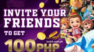 Anyayahan ang iyong mga kaibigan sa Luck9 at makakuha ng referral na bonus kapag mas maraming naiimbitahan mong mga manlalaro, mas marami kang makukuha